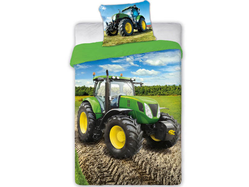 Tractor housse de couette - Unique - 140 x 200 cm - Multi