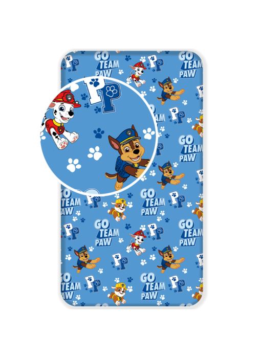 PAW Patrol Fitted sheet Go Team Paw 90 x 200 cm