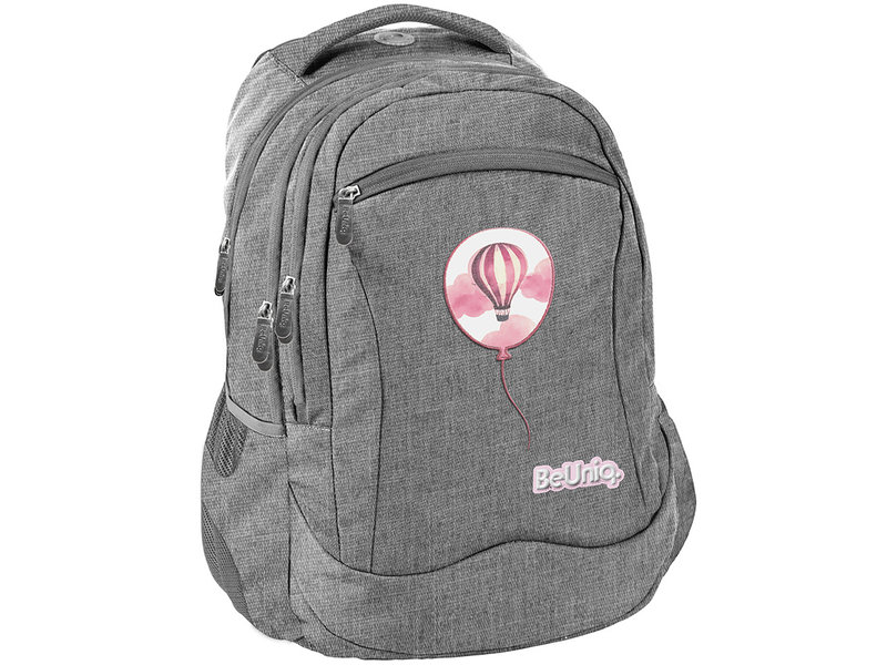 BeUniq Ballonrucksack - 43 x 30 x 20 cm - Grau