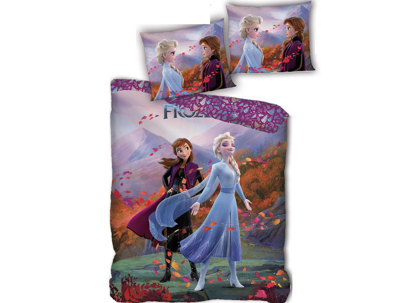 Disney Frozen Dekbedovertrek - Eenpersoons - 140 x 200 cm - polyester