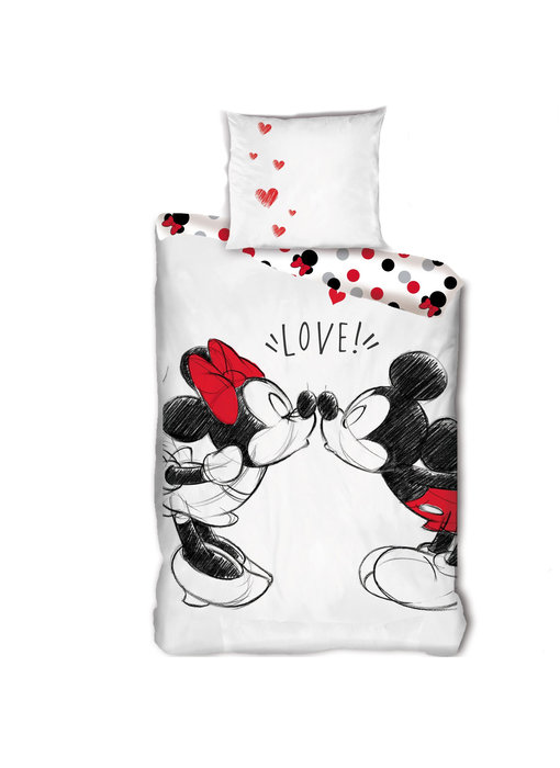 Disney Minnie Mouse Housse de couette Love 140 x 200