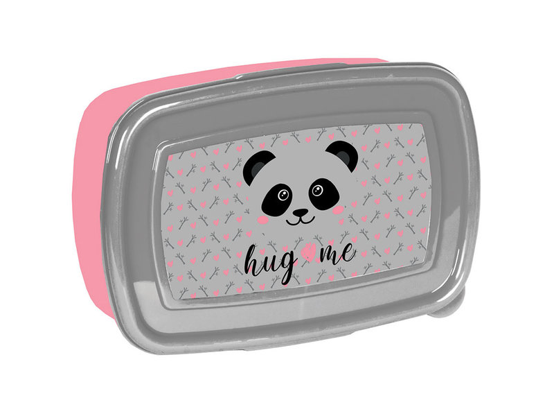 Panda Hug me - lunch box - 18 x 12 x 6 cm - Multi