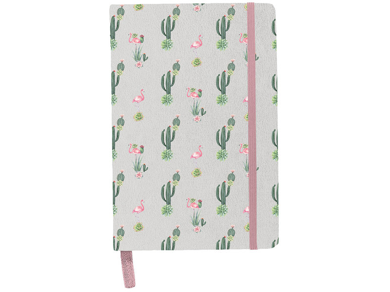 BeUniq Cactus and flamingo - notebook - A5 - Multi