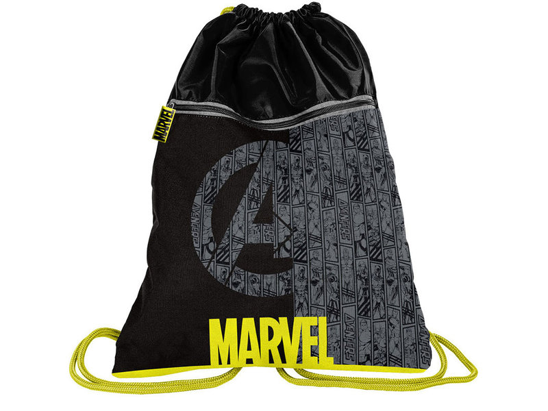 Marvel Avengers gymbag - 45 x 34 cm - Zwart