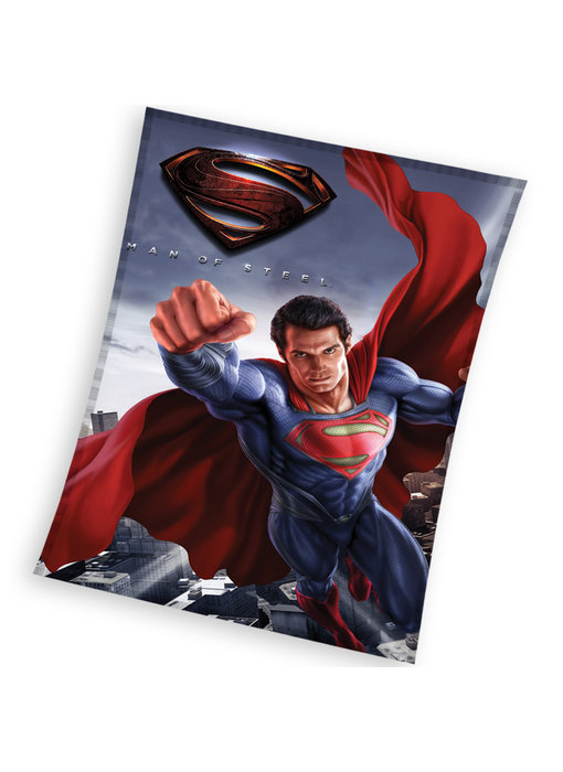 Superman Fleecedecke 110 x 140 cm