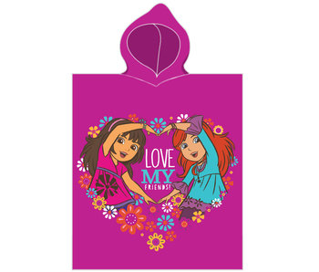 Dora the Explorer Poncho Liebe meine Freunde 50 x 115 cm