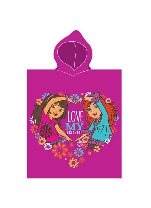 Dora the Explorer Poncho Liebe meine Freunde 50 x 115 cm