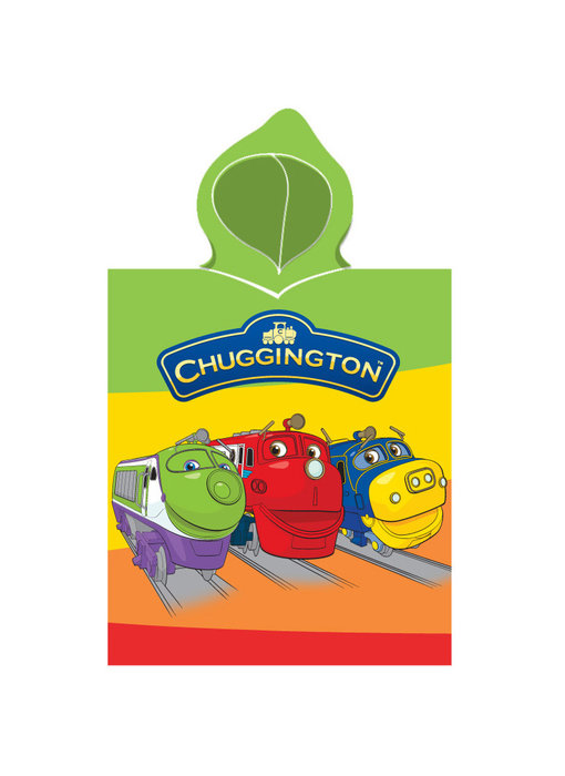 Chuggington Poncho 3 trains 50 x 115 cm