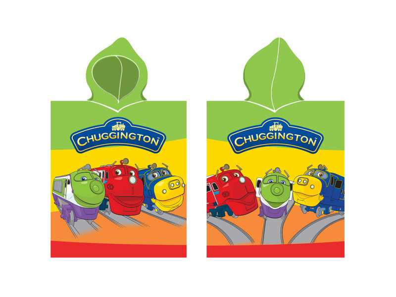 Chuggington 3 trains - poncho - 50 x 115 cm - Multi