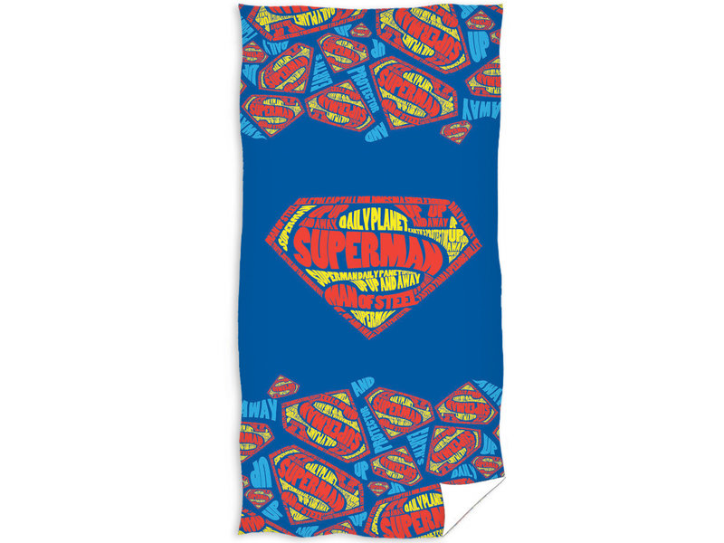 Superman Serviette de plage Logo - 70 x 140 cm - Multi