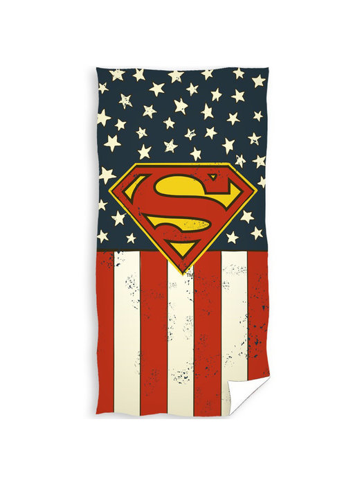 Superman Strandlaken Flag 70 x 140 cm