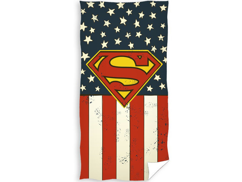 Superman Beach towel Flag - 70 x 140 cm - Multi