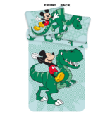 Disney Mickey Mouse BABY Dekbedovertrek Dino - 100 x 135 cm - Katoen