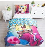 SpongeBob Dekbedovertrek Fun - Eenpersoons - 140  x 200 cm - Multi