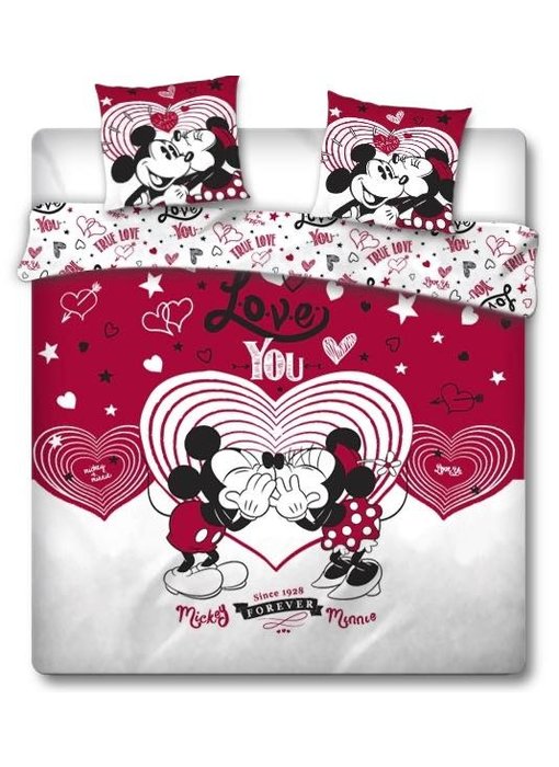 Disney Minnie Mouse Bettbezug Love You 240 x 220 cm