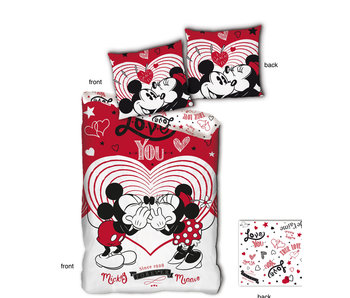 Disney Minnie Mouse Duvet cover Love You 140 x 200