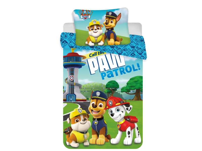PAW Patrol Baby Dekbedovertrek - 100 x 135 cm - Multi