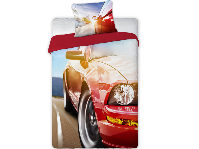 Turbo Car Duvet cover - Single - 140 x 200 cm - Multi