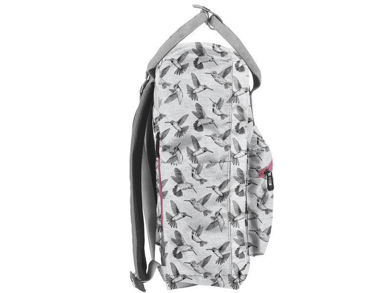 BeUniq Backpack Hummingbird - 37 x 27 x 14 cm - Gray