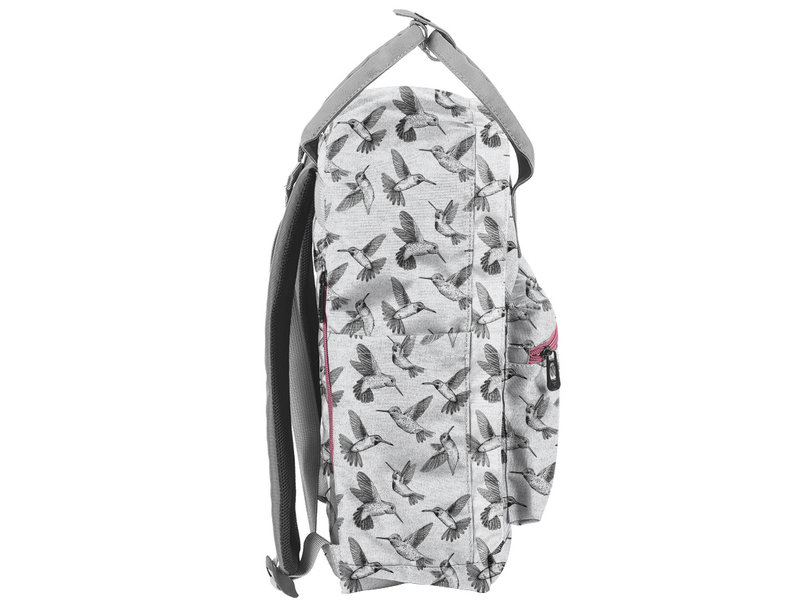 BeUniq Rucksack Kolibri - 37 x 27 x 14 cm - Grau