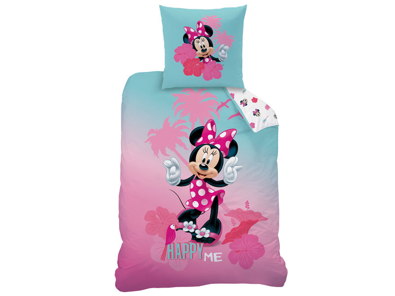 Disney Minnie Mouse Tropen - Bettbezug - Einzel - 140 x 200 cm - Multi