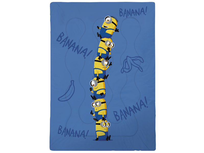 Minions Beddensprei Banana - 140 x 200 cm  - Polyester