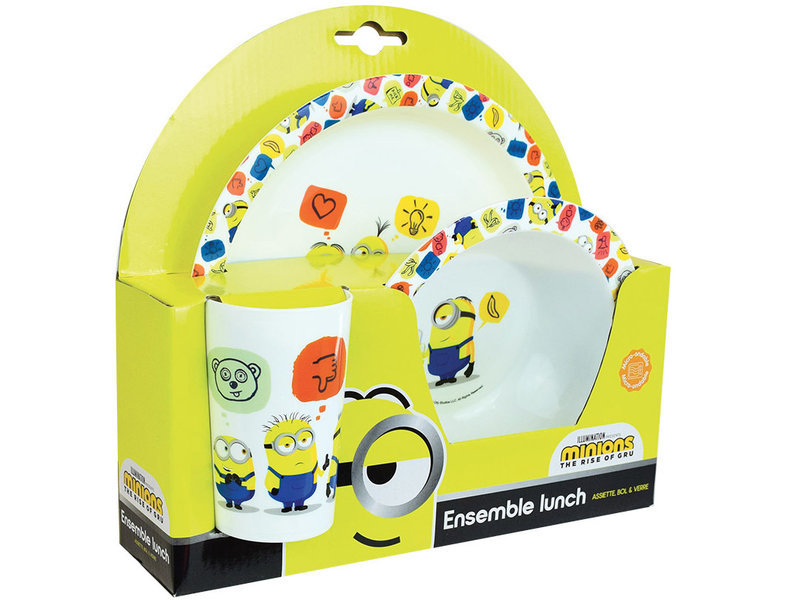 Minions Breakfast set Icons - 3 pieces - Multi