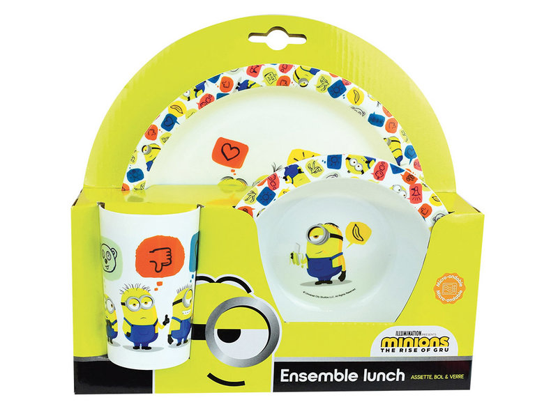 Minions Breakfast set Icons - 3 pieces - Multi