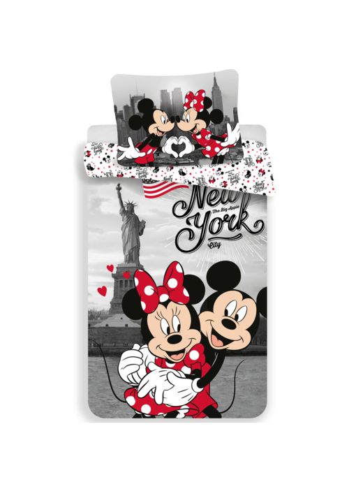 Disney Minnie Mouse Dekbedovertrek New York 140 x 200