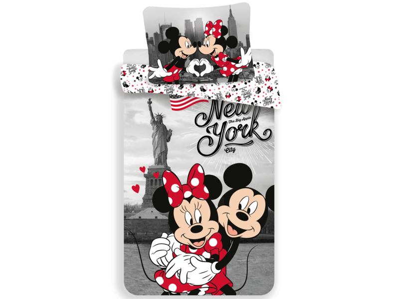 Disney Minnie Mouse Bettbezug New York - Single - 140 x 200 cm - Multi