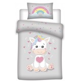 Unicorn Baby Dekbedovertrek - 100 x 135 cm - Multi