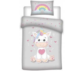 Unicorn Housse de couette BÉBÉ 100 x 135 cm