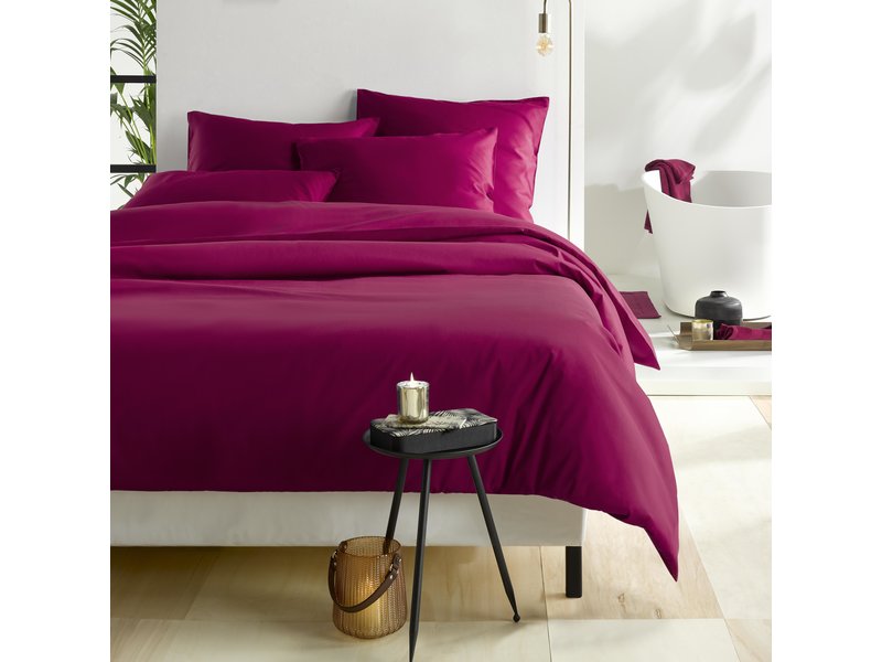 De Witte Lietaer Duvet cover Cotton Satin Olivia - Double - 200 x 200/220 cm - Red