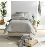 De Witte Lietaer Duvet cover Cotton Satin Olivia - Single - 140 x 200/220 cm - Gray