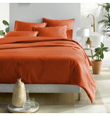 De Witte Lietaer Duvet cover Cotton Satin Olivia - Hotel size - 260 x 240cm - Orange