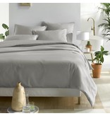 De Witte Lietaer Duvet cover Cotton Satin Olivia - Lits Jumeaux - 240 x 220 cm - Gray