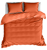 De Witte Lietaer Bettbezug Baumwollsatin Olivia - Lits Jumeaux - 240 x 220 cm - Orange