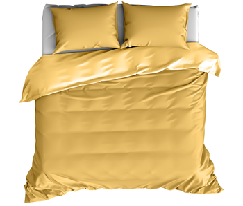 De Witte Lietaer Duvet cover Cotton Satin Olivia Golden Yellow 240 x 220 cm