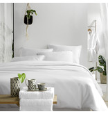 De Witte Lietaer Duvet cover Cotton Satin Olivia - Lits Jumeaux - 240 x 220 cm - White