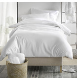 De Witte Lietaer Duvet cover Cotton Satin Olivia - Single - 140 x 200/220 cm - White