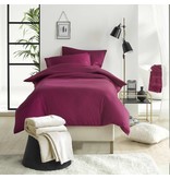 De Witte Lietaer Housse de couette Satin de Coton Olivia - Simple - 140 x 200/220 cm - Rouge