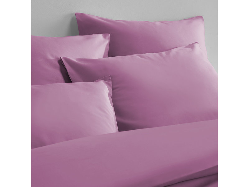 De Witte Lietaer Housse de couette Satin de Coton Olivia - Lits Jumeaux - 240 x 220 cm - Rose