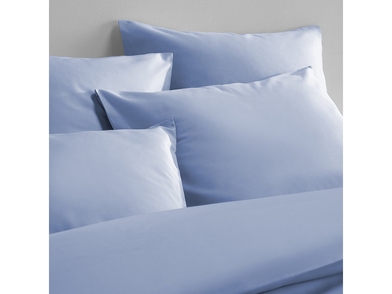 De Witte Lietaer Housse de couette Coton Satin Olivia - Taille de l'hôtel - 260 x 220  cm - Bleu