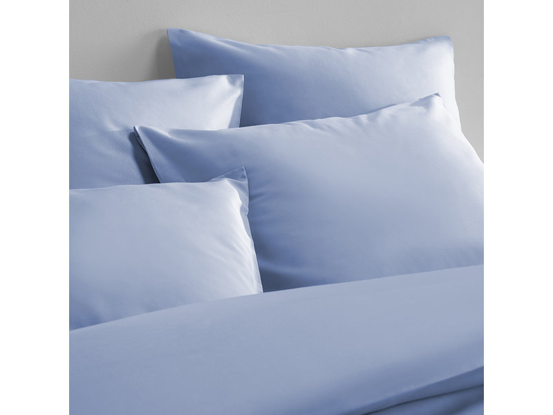 De Witte Lietaer Duvet cover Cotton Satin Olivia - Single - 140 x 200/220 cm - Blue