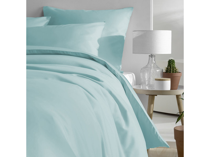 De Witte Lietaer Duvet cover Cotton Satin Olivia - Hotel size - 260 x 240cm - Green