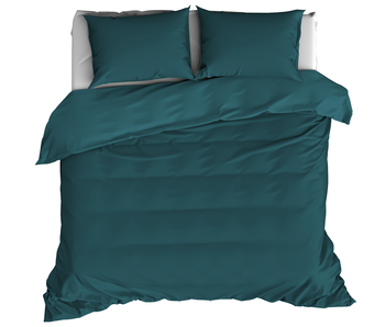 De Witte Lietaer Bettbezug Baumwollsatin Olivia Lake Green 260 x 240 cm