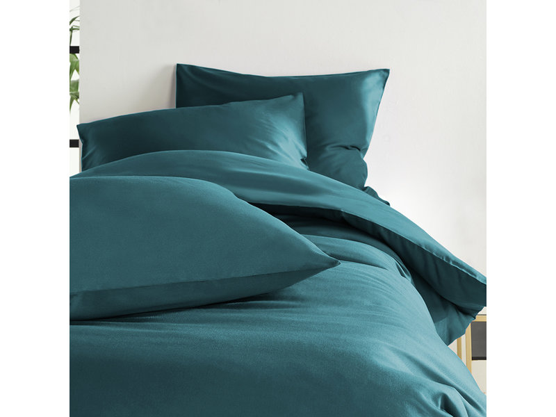 De Witte Lietaer Duvet cover Cotton Satin Olivia - Hotel size - 260 x 240 cm - Green