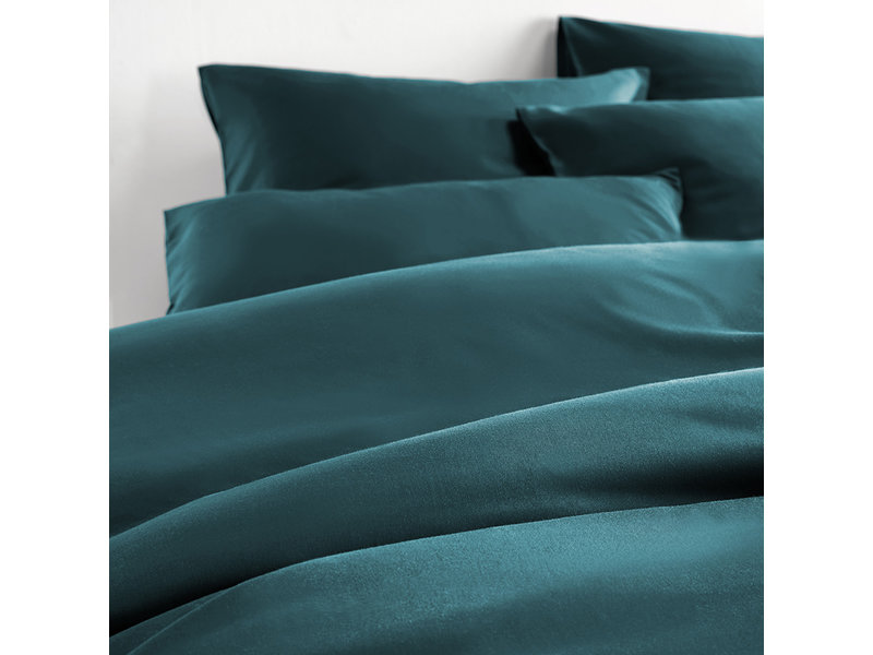 De Witte Lietaer Duvet cover Cotton Satin Olivia - Hotel size - 260 x 240 cm - Green