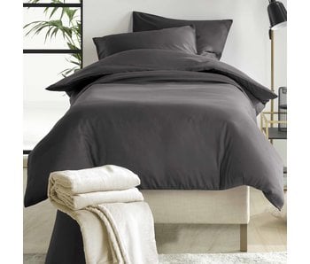 De Witte Lietaer Duvet cover Cotton Satin Olivia Ebony 140 x 200/220 cm