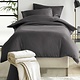 Duvet cover Cotton Satin Olivia Ebony 140 x 200/220 cm